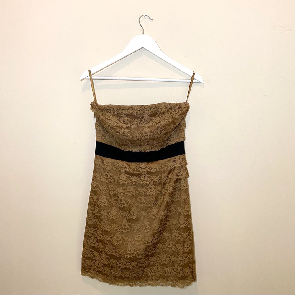H&M Strapless Lace Dress